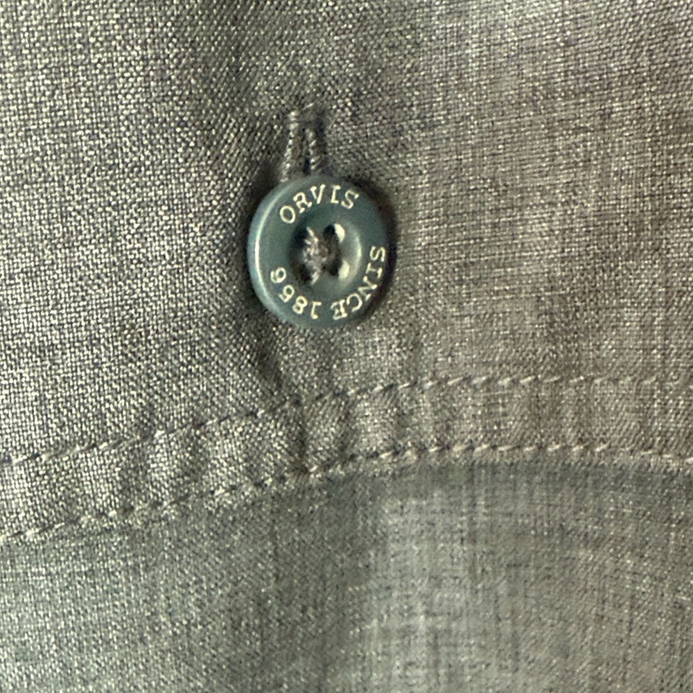 Orvis Classic Collection Men's Dark Blue Casual Shirt - Picture 4 of 7